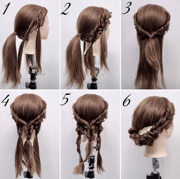 头发少怎么弄才好看,头发怎么扎好看教程