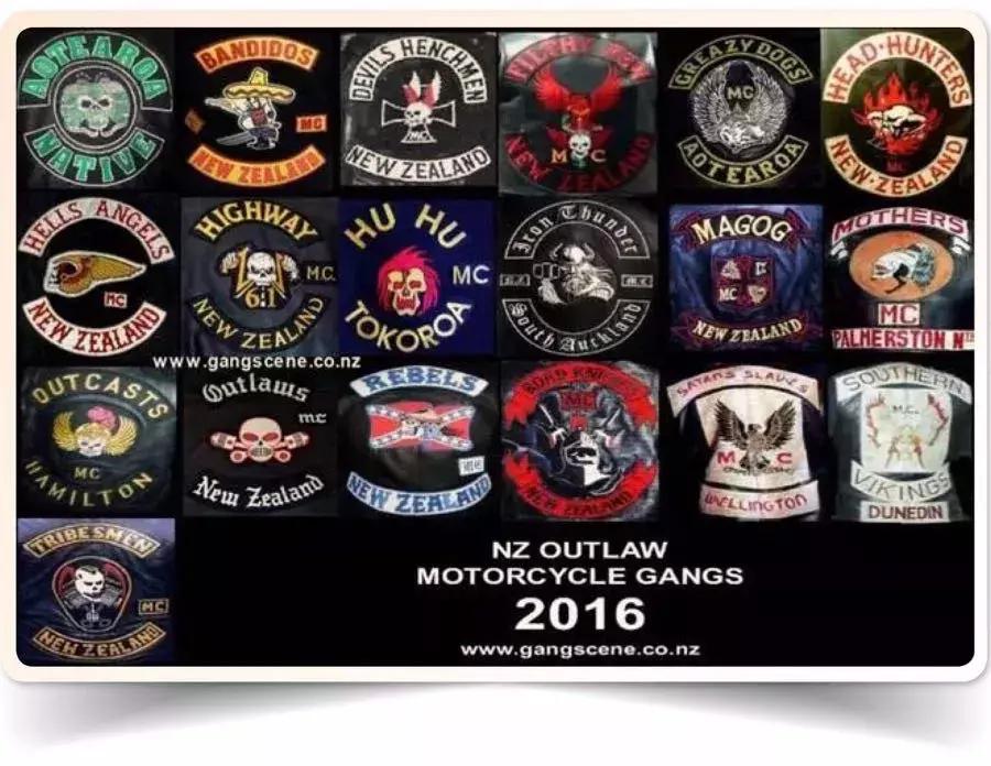 新西兰黑帮与日本黑帮,新西兰黑帮服装