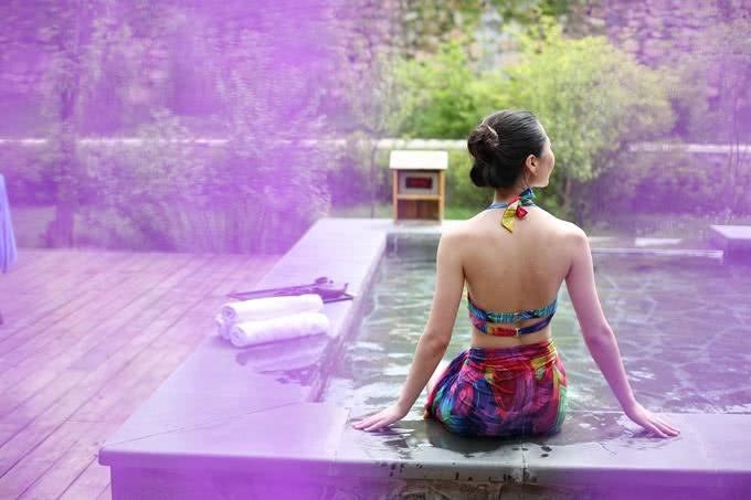 本溪有游泳池的山庄,本溪无边泳池冬天