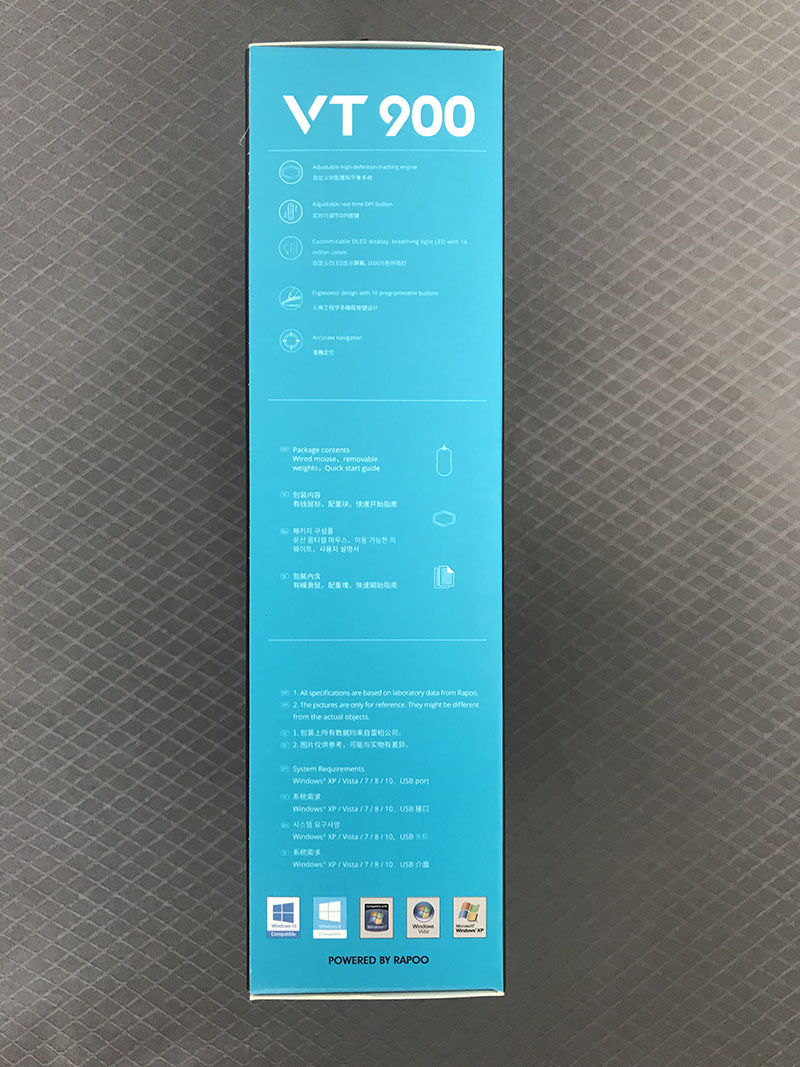 游戏鼠标性价比之选雷柏v30体验,vt900鼠标