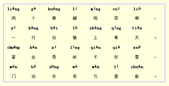 小学生必背75首古诗注音版,小学必背古诗加注音