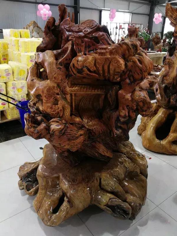 延吉俄罗斯进口商品展示中心,吉林省延吉市木雕茶台