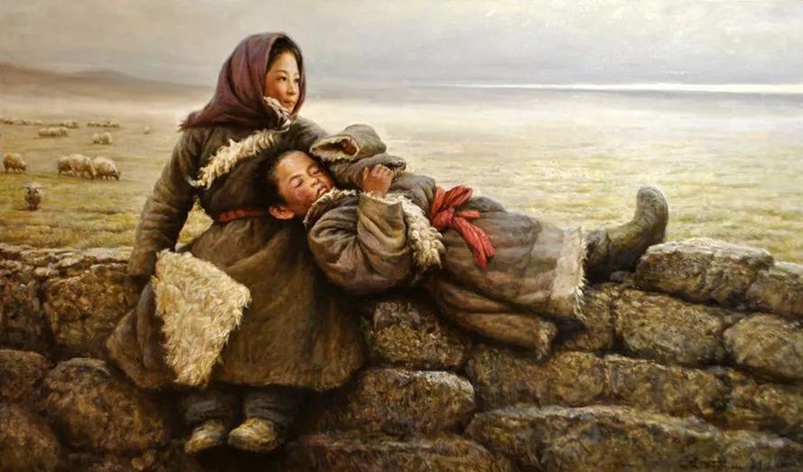油画里刻骨的乡愁看了想哭,油画里刻骨的乡愁看了想哭的人