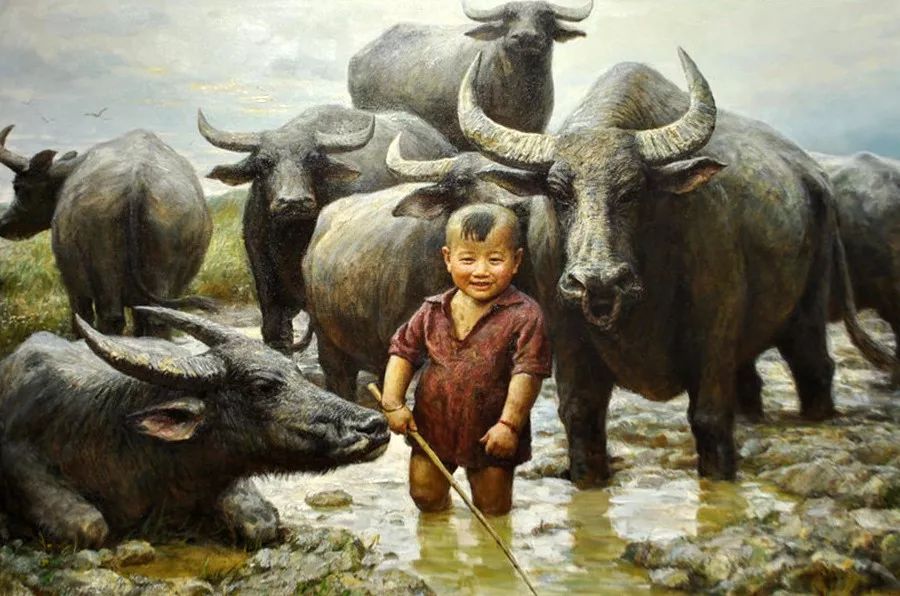 油画里刻骨的乡愁看了想哭,油画里刻骨的乡愁看了想哭的人