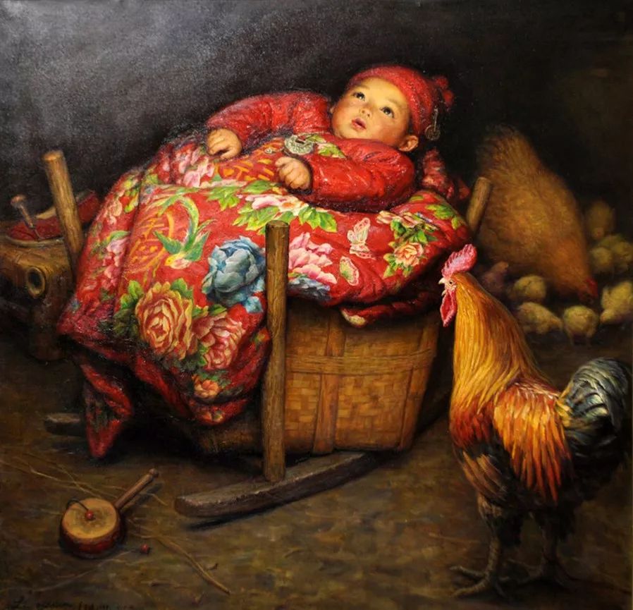 油画里刻骨的乡愁看了想哭,油画里刻骨的乡愁看了想哭的人