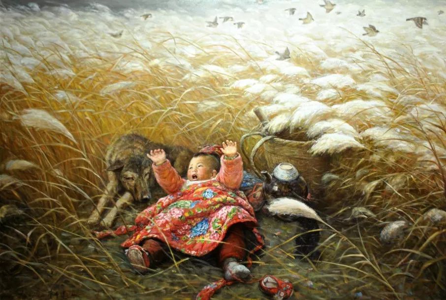 油画里刻骨的乡愁看了想哭,油画里刻骨的乡愁看了想哭的人