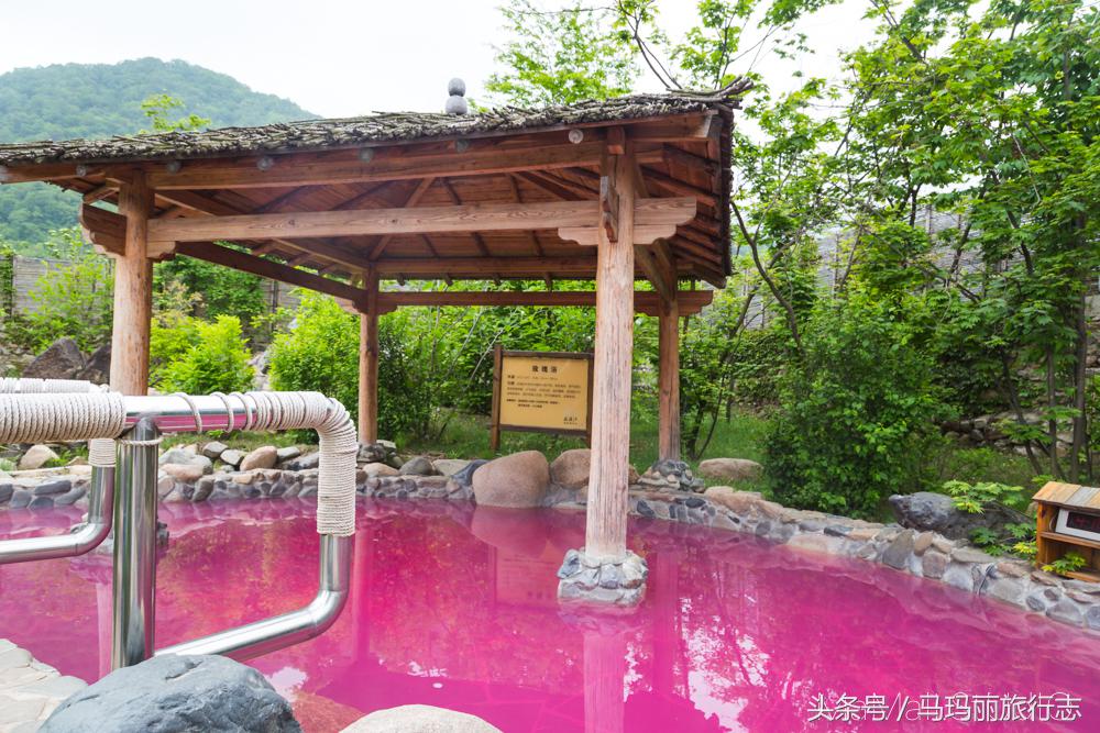 静谧仙境山野温泉,无边温泉池畅游