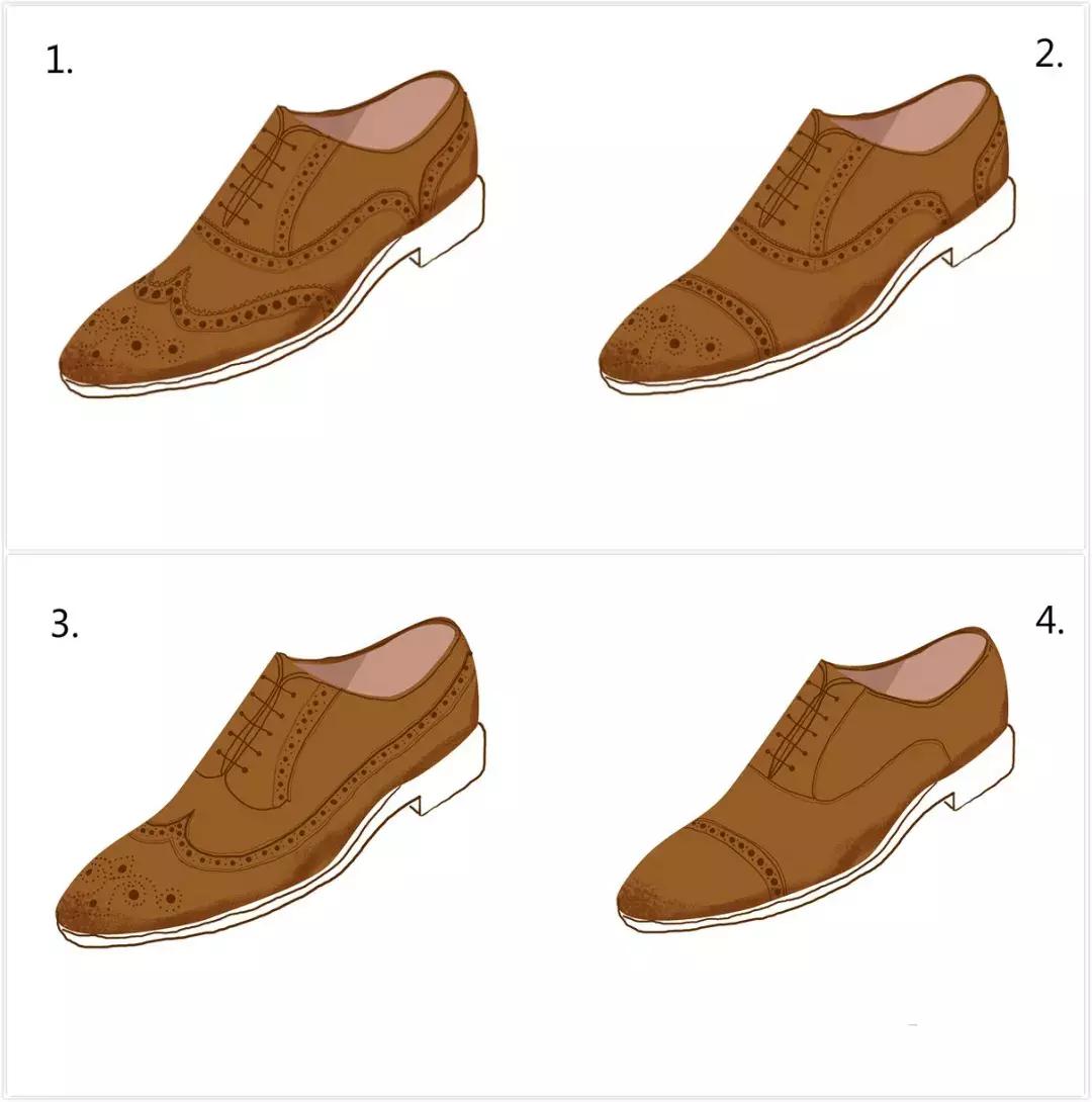 皮鞋光面和布洛克,布洛克漆皮皮鞋