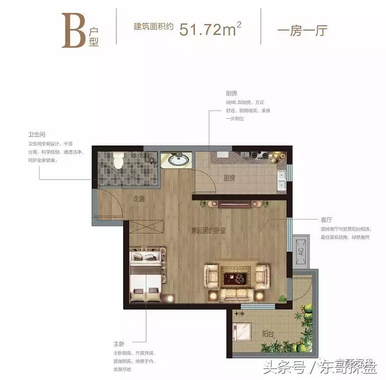 小户型北三环30-50平住宅,北三环住宅房推荐