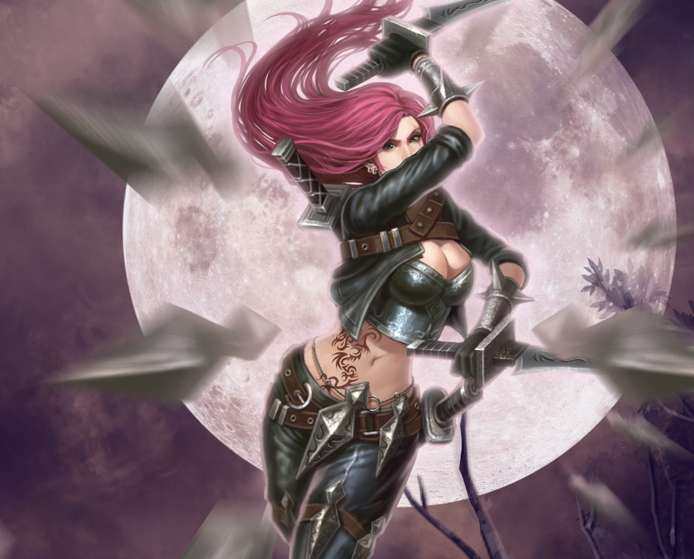 现在不祥之刃卡特琳娜怎么出装,不祥之刃卡特琳娜喊麦怎么拍