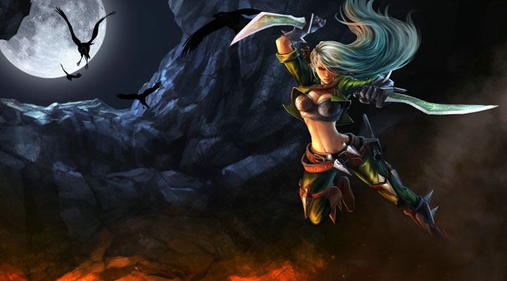 现在不祥之刃卡特琳娜怎么出装,不祥之刃卡特琳娜喊麦怎么拍