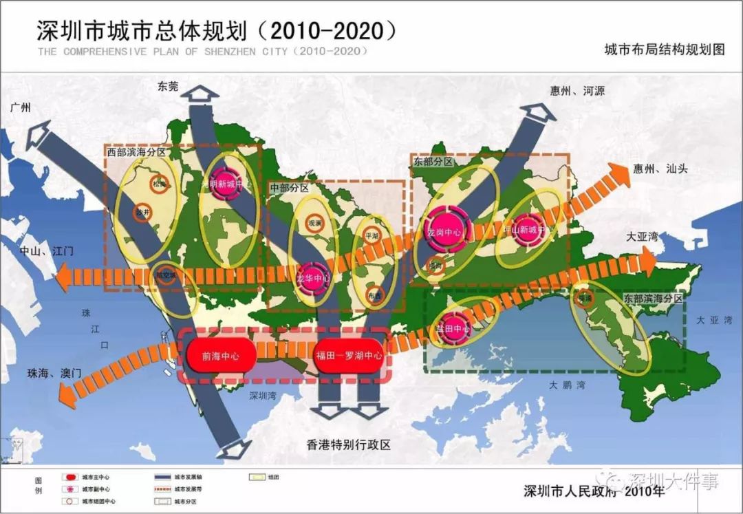 深圳大湾区核心区,深圳大湾区核心区域