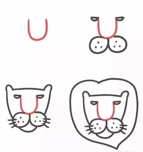 26个字母大小写创意简笔画,26个字母超实用的简笔画教程