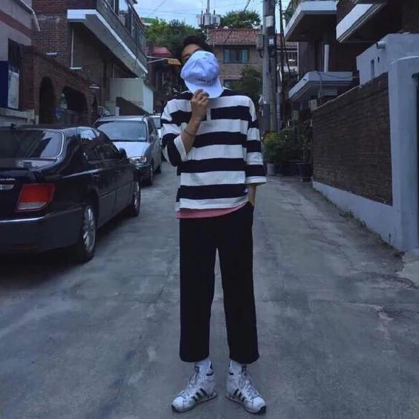 休闲裤怎么穿好看男士,男士穿休闲裤长一点好看吗