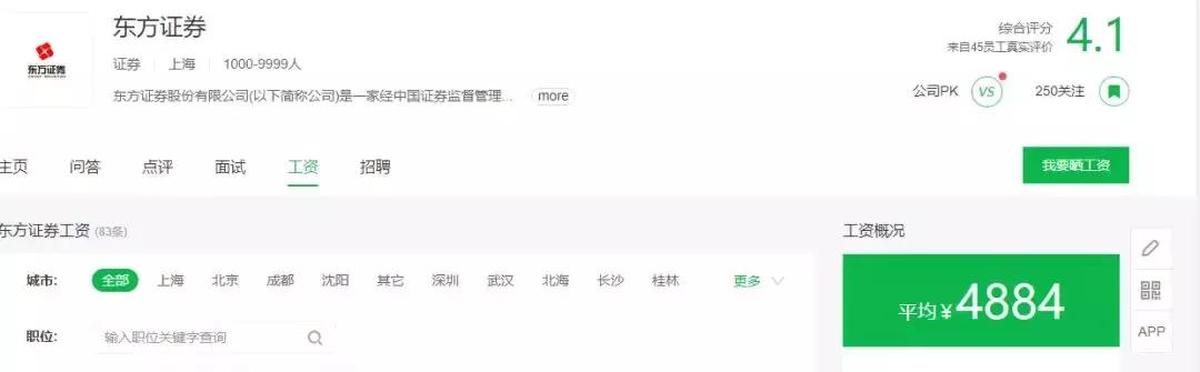 23家上市券商员工平均薪资,国内十大券商最新排名