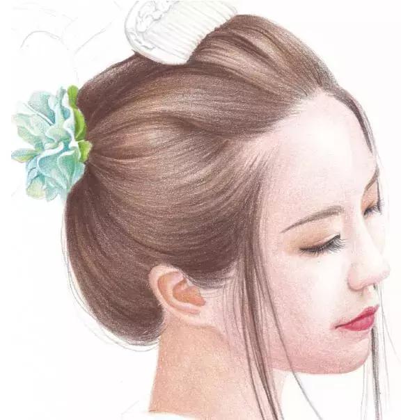 彩色铅笔教程小仙女,彩色铅笔仕女教学