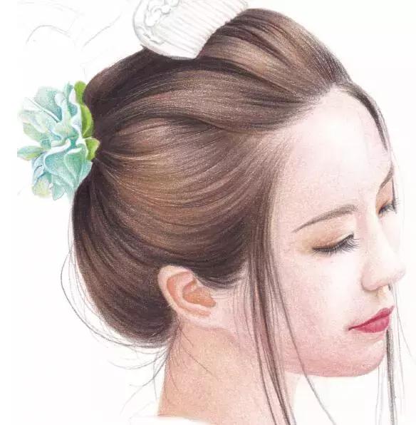 彩色铅笔教程小仙女,彩色铅笔仕女教学