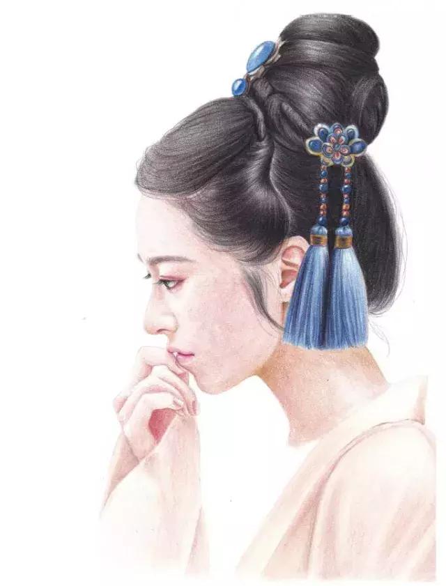 彩色铅笔教程小仙女,彩色铅笔仕女教学