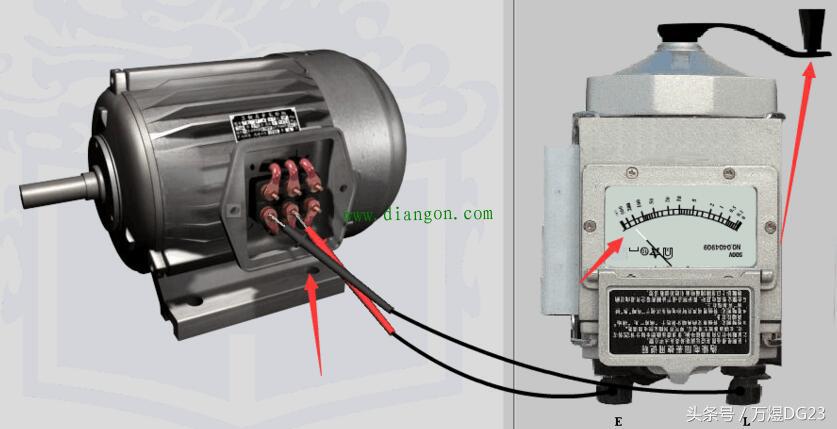 星形接法电机如何用摇表测试好坏,摇表测三相电机好坏要拆连接片吗