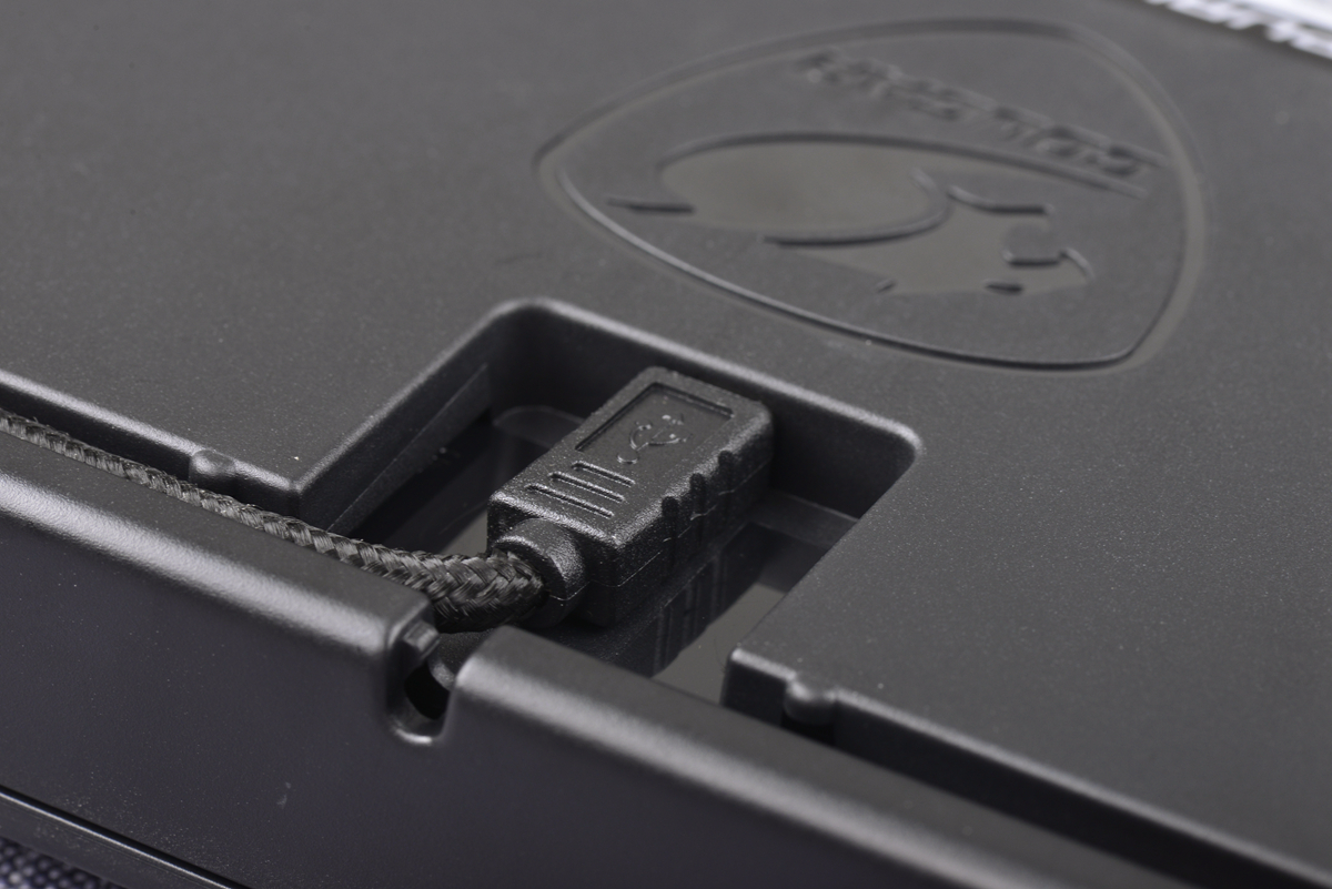 骨伽cougar600k机械键盘,德国Cherry机械键盘红轴经典之作