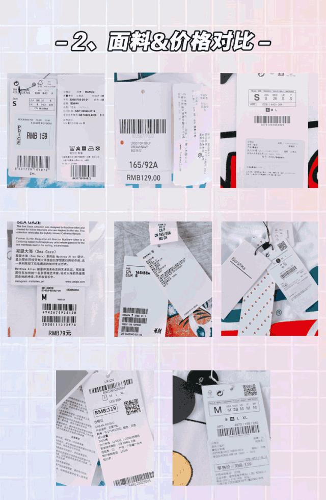 Ccup小姐姐亲测八家快时尚印花T,你猜逆袭的是谁?