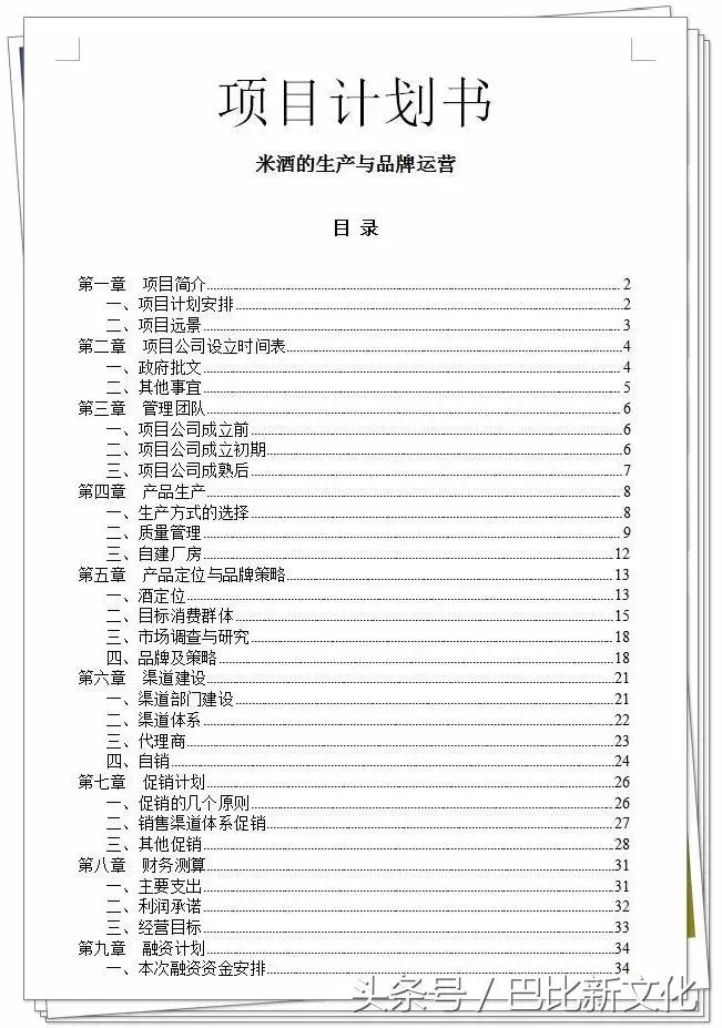 小型创业项目计划书,创新创业项目计划书