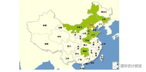 商业超市空间设计效果图,超市展示区设计效果图