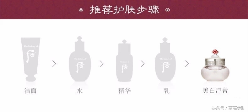 whoo拱辰享雪玉凝系列礼盒8件套,whoo后拱辰享雪玉凝美白修颜棒