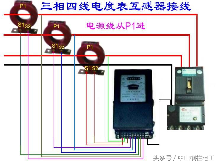 直通式电表和互感式电表怎么区别,互感式电表两个端子可以随便接吗
