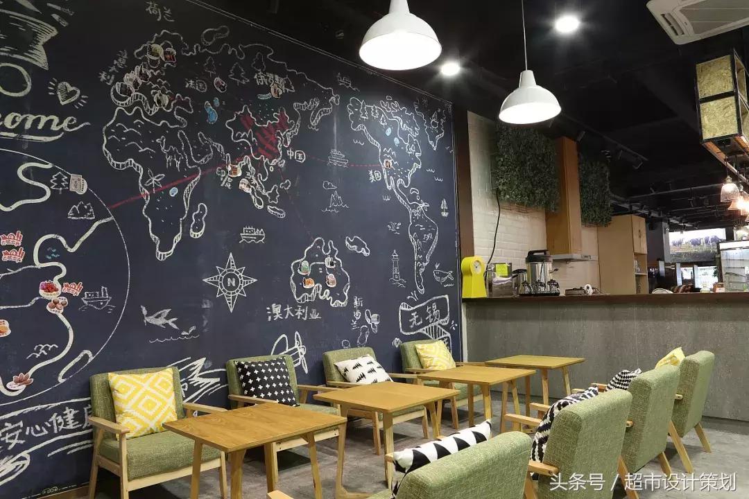 商业超市空间设计效果图,超市展示区设计效果图