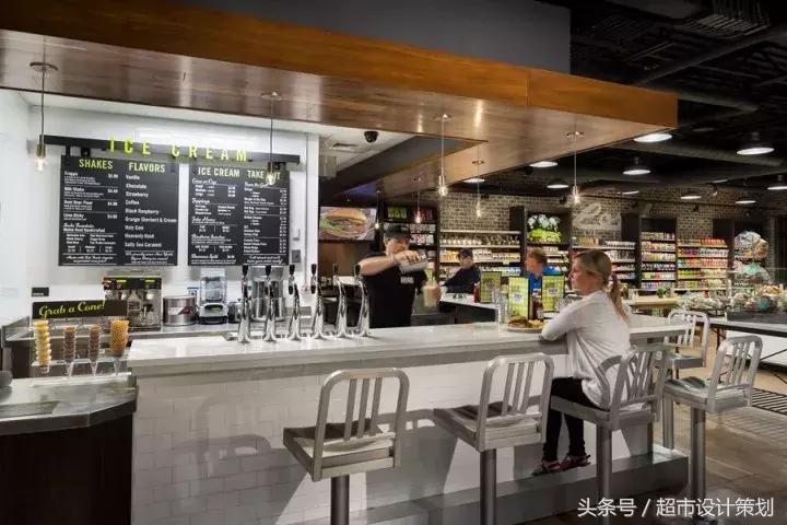 商业超市空间设计效果图,超市展示区设计效果图