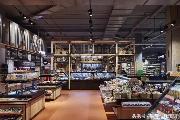 商业超市空间设计效果图,超市展示区设计效果图