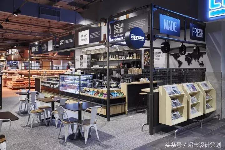 商业超市空间设计效果图,超市展示区设计效果图