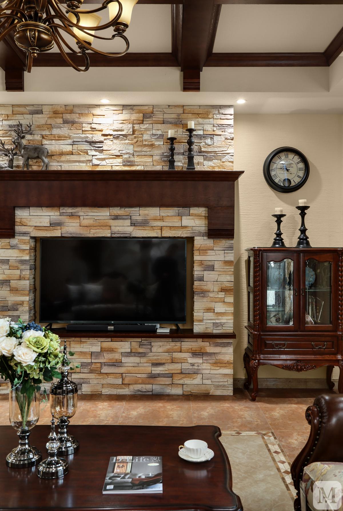 中式豪宅实木整装全屋定制,美式130平全屋实木定制