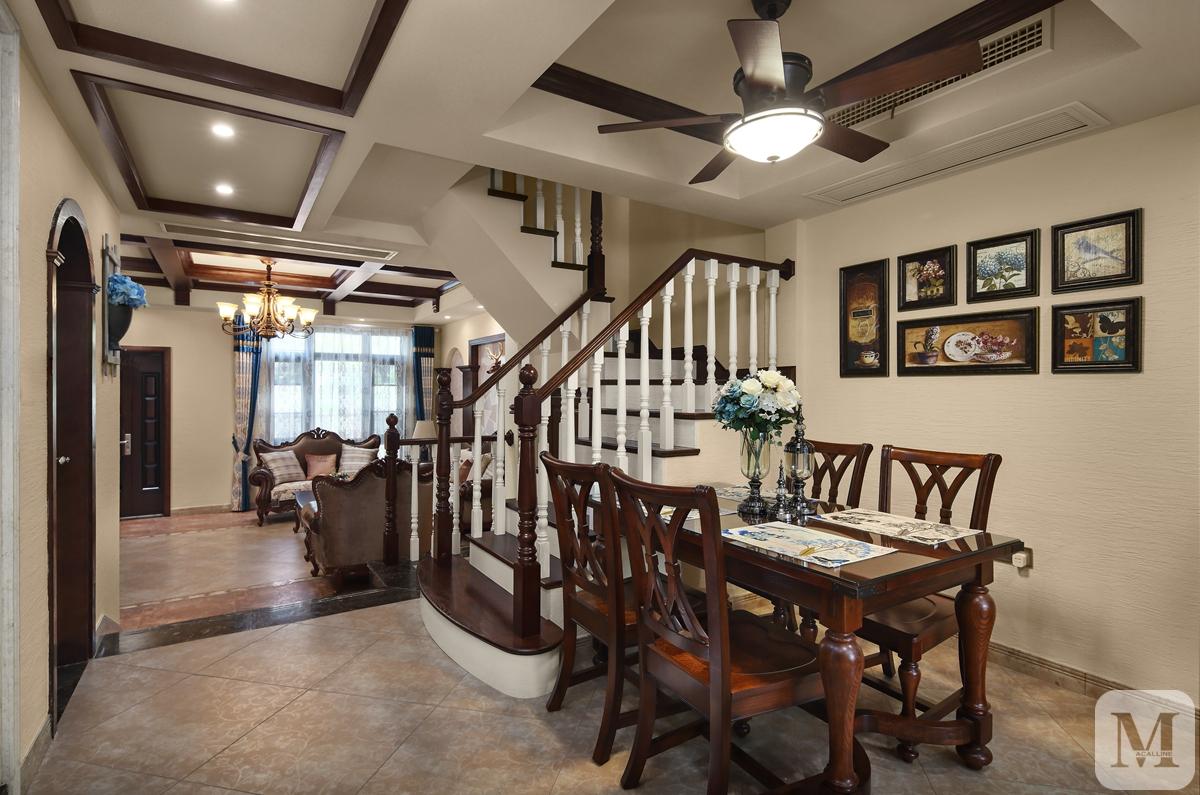 中式豪宅实木整装全屋定制,美式130平全屋实木定制