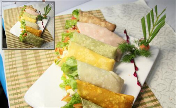 卷饼有哪些种类做法,七彩卷饼正宗做法