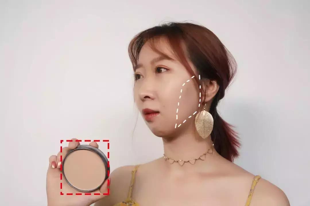 新手如何修容双下巴,怎么用修容修下巴