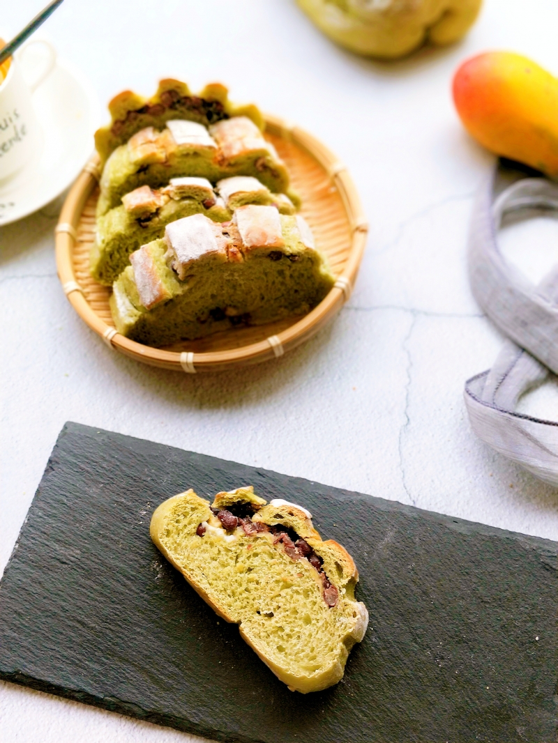 长帝炫彩烤箱CRTF32WBL试用报告—抹茶红豆牛奶哈斯