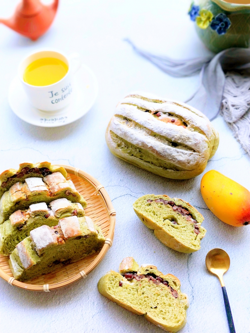 长帝炫彩烤箱CRTF32WBL试用报告—抹茶红豆牛奶哈斯