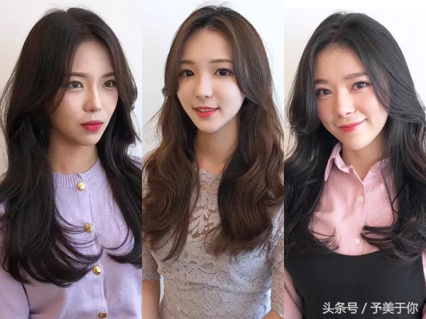 蓬松自然发型烫发中长发,减龄蓬松烫发中长发