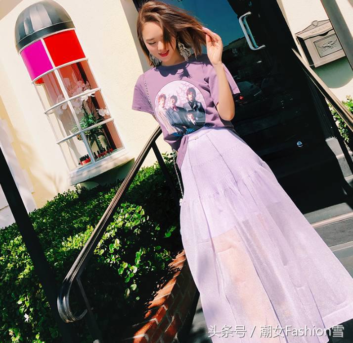 优雅高腰a字半身裙长款,半身裙怎么搭配优雅时尚