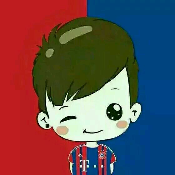 巴萨足球情侣头像图片,足球动漫头像情侣图片