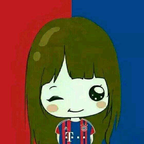 巴萨足球情侣头像图片,足球动漫头像情侣图片