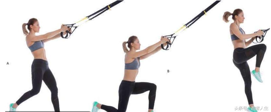 trx全身抗阻力训练练腿,trx阻力带健身视频