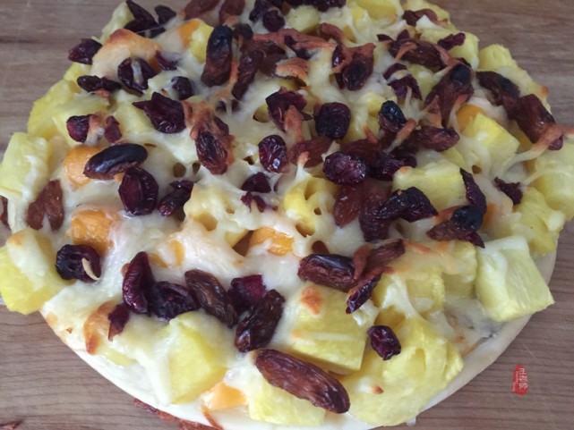 美味的披萨儿童手工,教你一个简单的水果披萨