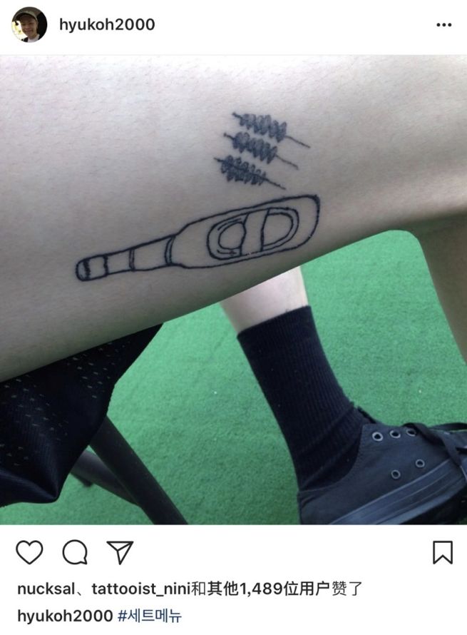 韩国街头撸串儿,疯狂撸串