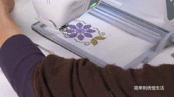 十字绣有机器绣的么,十字绣手绣了一点了还能机器绣吗