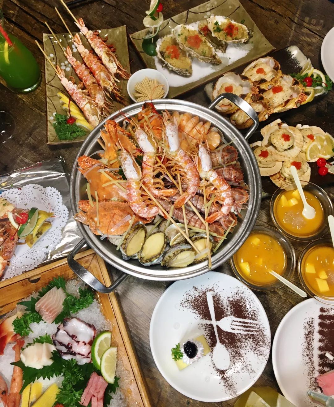 美食300道菜,长春最火的海鲜日料自助