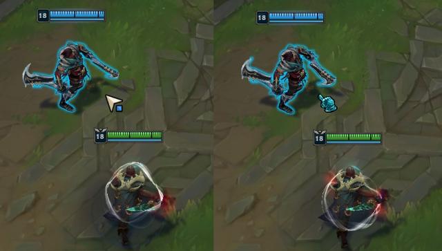 lol游戏内鼠标变颜色,lol怎么把鼠标指针颜色弄成蓝色