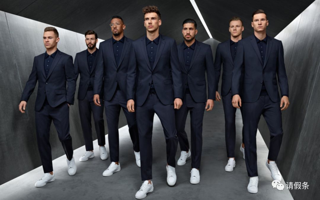 俄罗斯世界杯德国队西服,世界杯法国队穿西装见马克龙